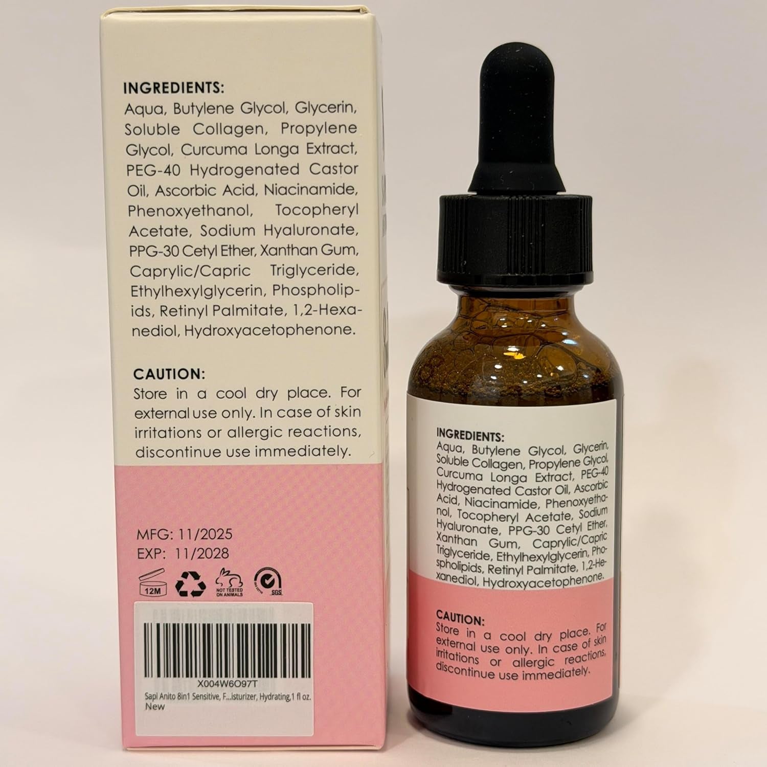 SA Sapi Anito 8In1 Facial Serum For Sensitive Skin - 30ml