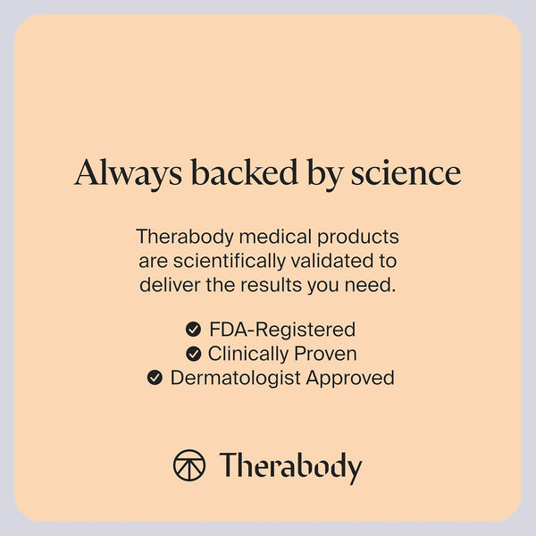 TheraFace Therabody Depuffing Wand (Indigo) – Portable Hot & Cold Therapy for Puffiness & Radiance