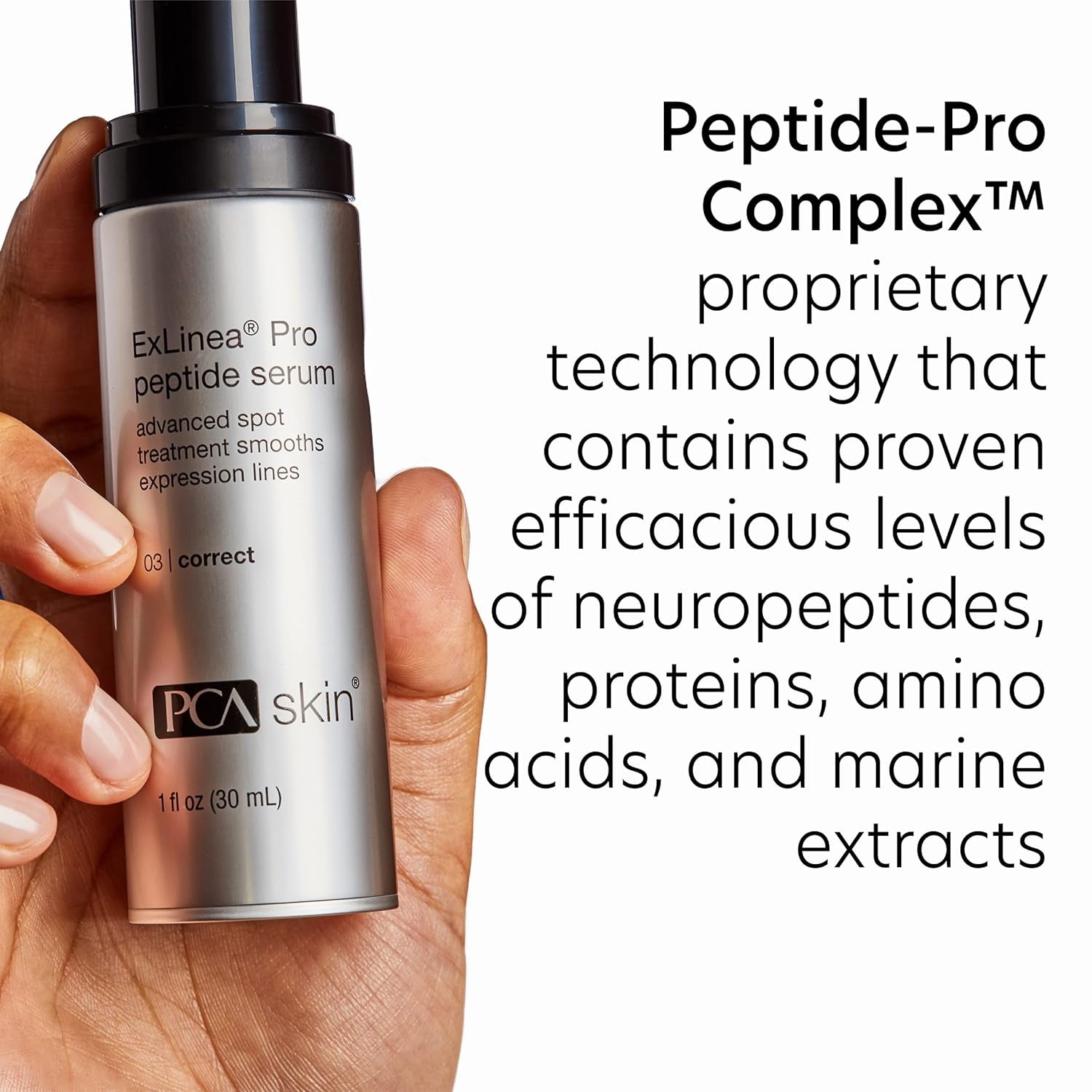 PCA SKIN ExLinea® Pro Peptide Serum – 30ml | Correct, Smooth & Lift Expression Lines