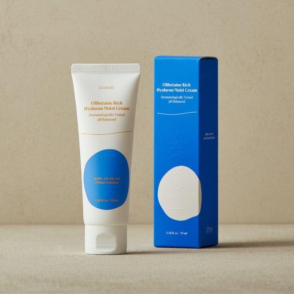 12GRABS Olibetaine Rich Hyaluron Moist Cream - 70ml | Deep Hydration & Dual - Action Care - Glam Global UK12GRABS