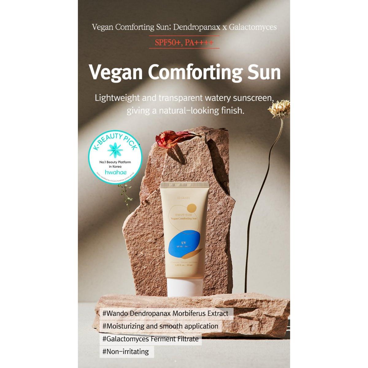 12GRABS Vegan Comforting Sun 50ml - Glam Global UK