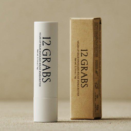 12GRABS Vegan Lip Balm 4g - Glam Global UK