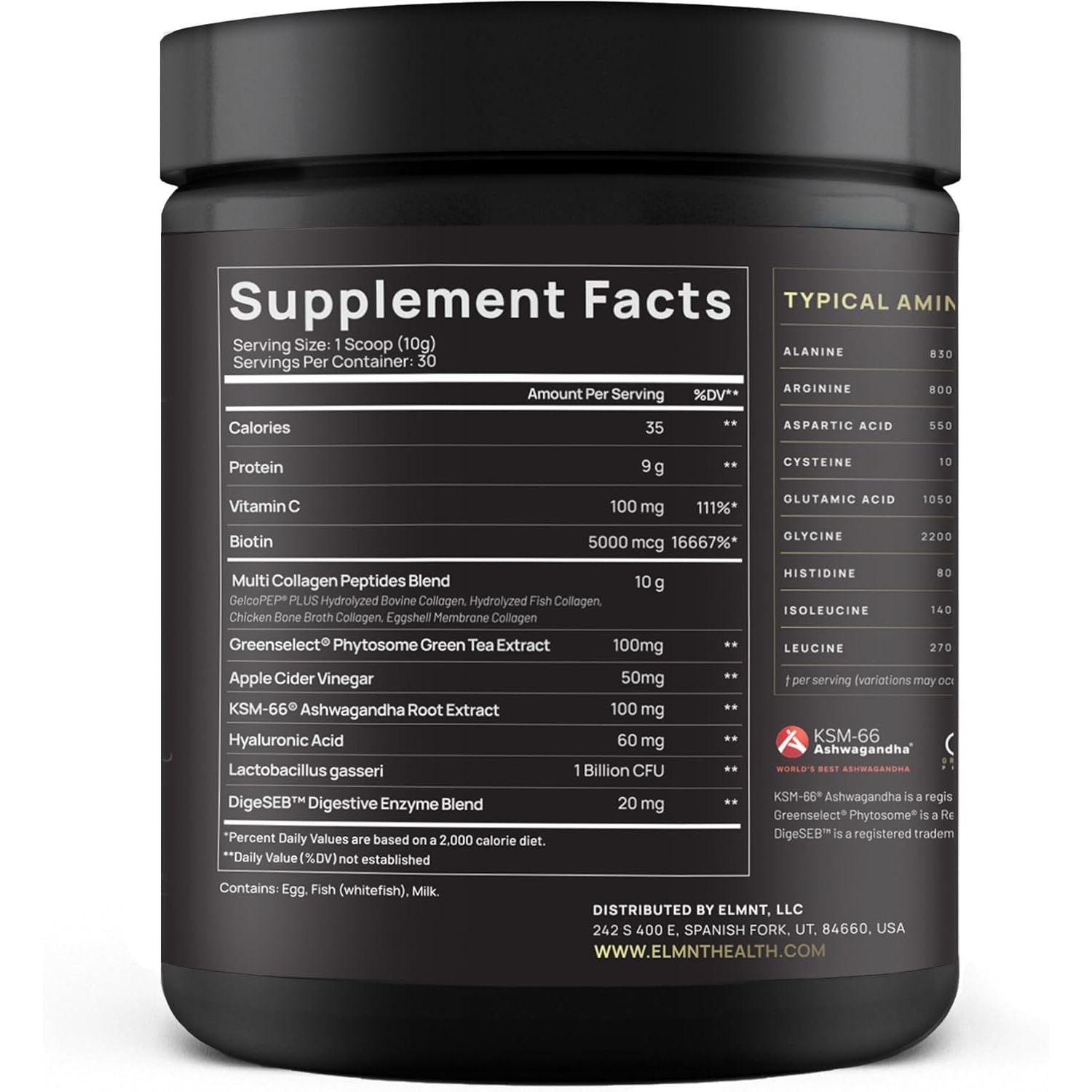 Super Collagen Powder for Women Weight Loss + Beauty W. Probiotics, Hyaluronic Acid, ACV, KSM-66, Biotin - Premium Multi Collagen Peptides Protein Supplement Colageno for Women (Unflavored)