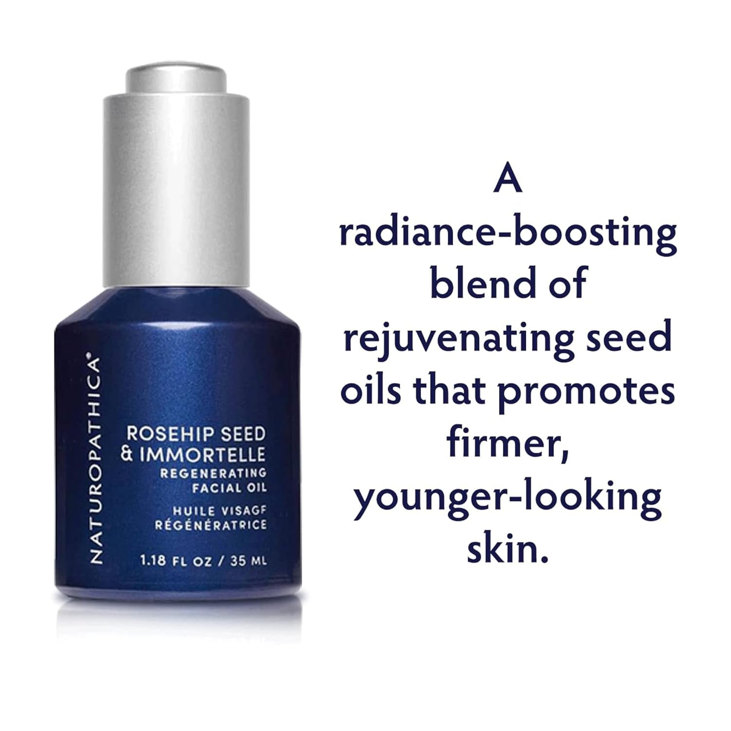Naturopathica Rosehip Seed & Immortelle Regenerating Facial Oil – 35ml | Hydrate, Firm & Revitalize