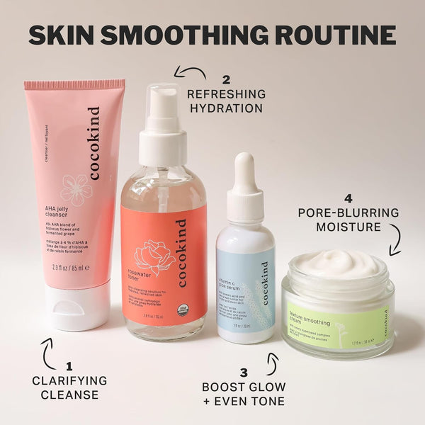 Cocokind Rosewater Toner – 112ml | Hydrating, pH-Balancing Mist for Face & Scalp