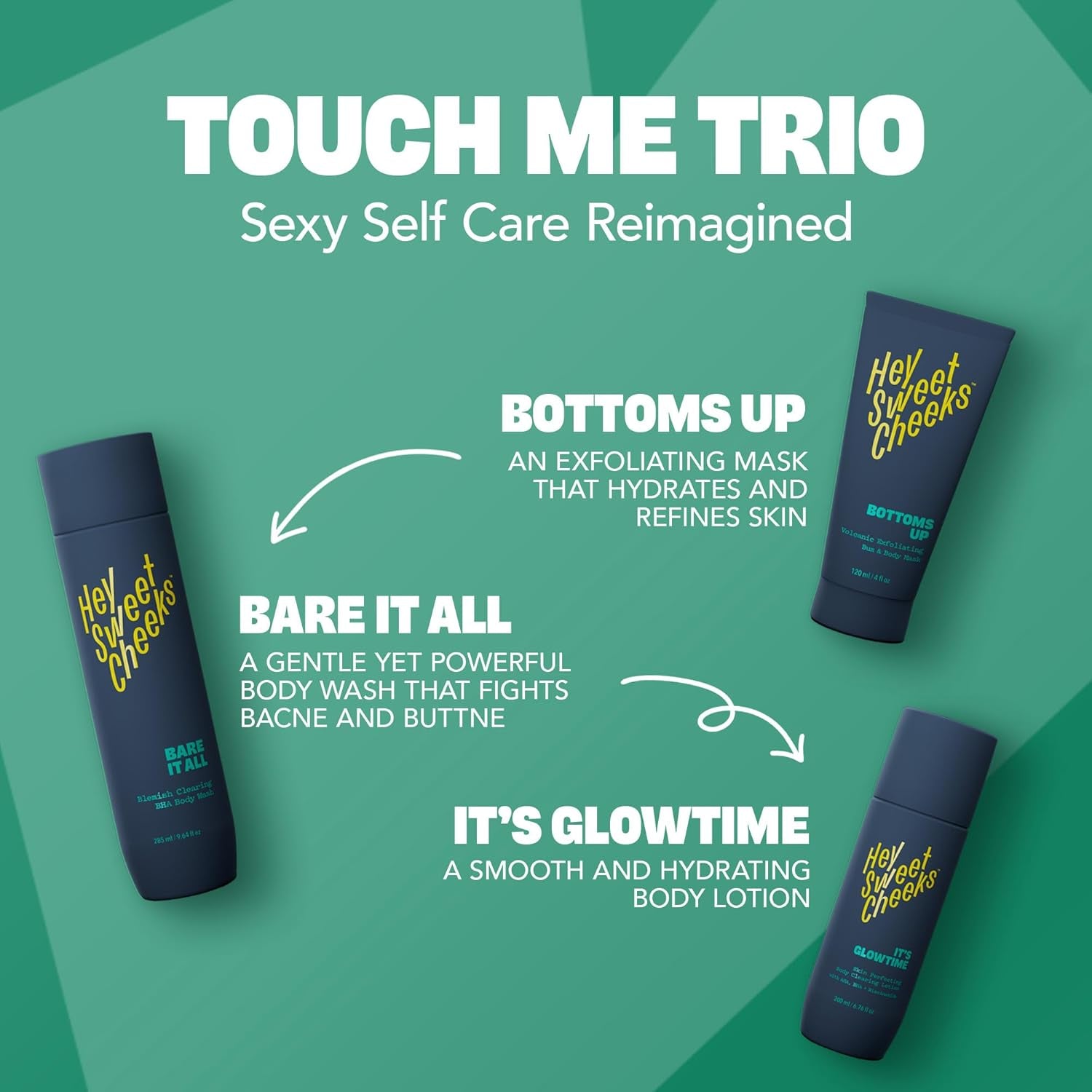 HEY SWEET CHEEKS It's Glowtime Skin Perfecting Body-Clearing Serum - 200ml 