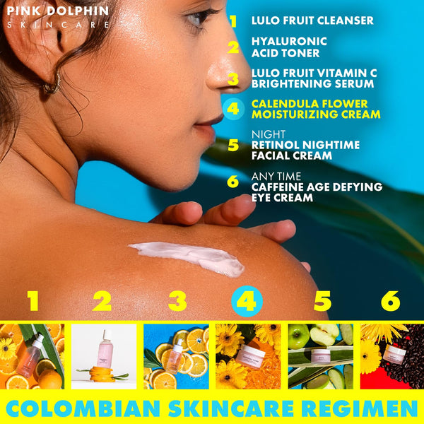 Pink Dolphin Calendula Flower Hydrating Daily Moisturizing Cream – 30ml | Soothes, Hydrates & Repairs Skin