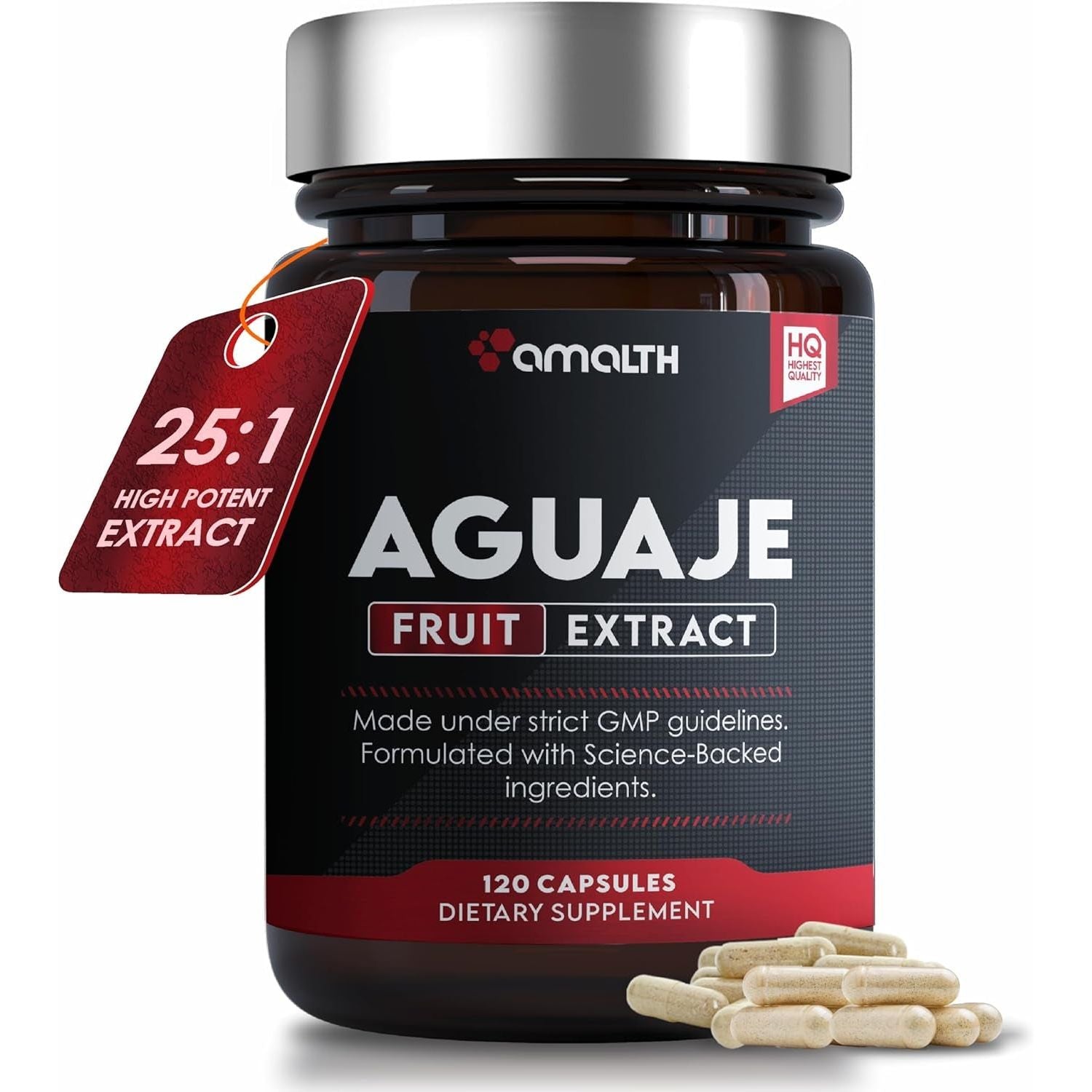 AMALTH AGUAJE Fruit Extract – 120 Capsules | Hormonal Balance & Feminine Wellness Support