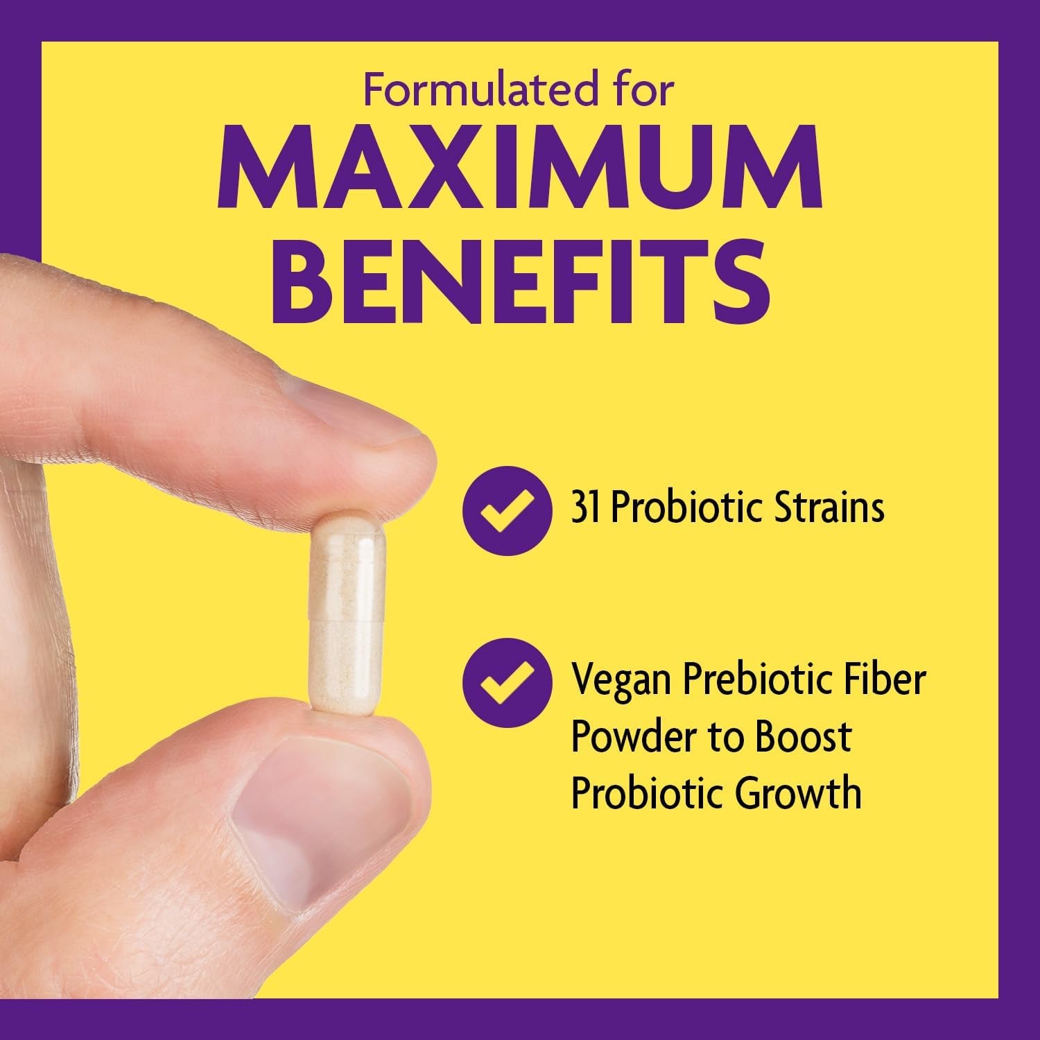 InnovixLabs Multi-Strain Probiotics – 60 Capsules | 50 Billion CFU | 31 Strains + Prebiotics | Gut Health, Digestion & Immunity for Women & Men