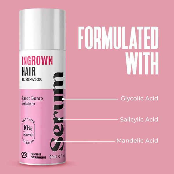 Divine Derriere Ingrown Hair Eliminator – 90ml | Razor Bump & Dark Spot Treatment