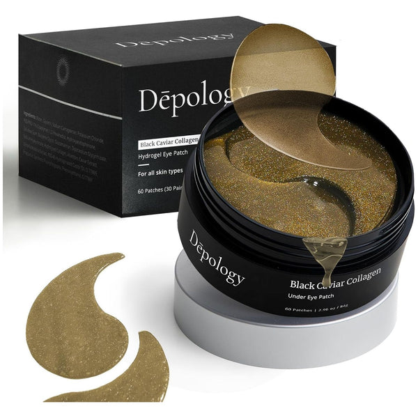 Depology Black Caviar Collagen Under Eye Patch  – 60 Patches (2.96 oz / 84g)