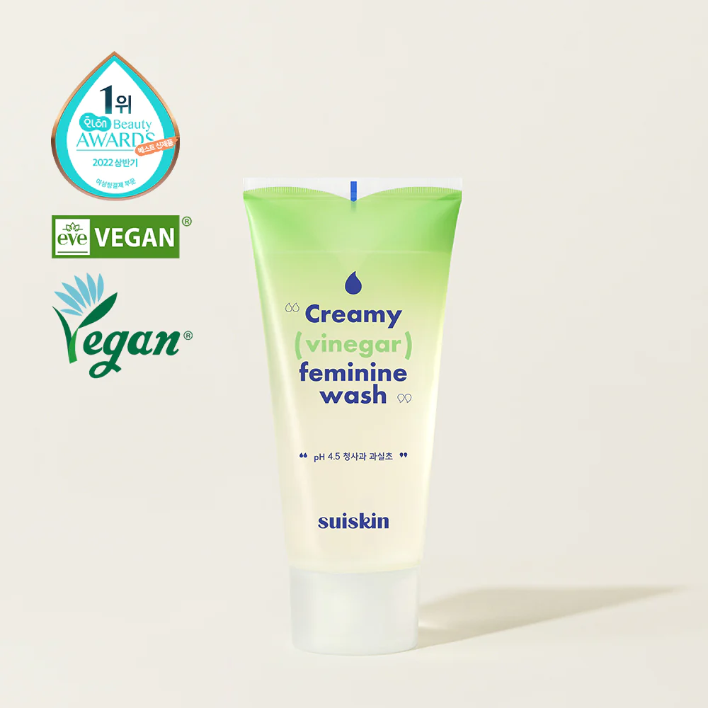 Suiskin Creamy Feminine Wash 200ml – Vegan Plant-Based Cleanse