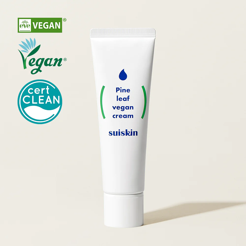 Suiskin Pine Leaf Vegan Cream 50ml – Calming Hydration & Radiant Glow
