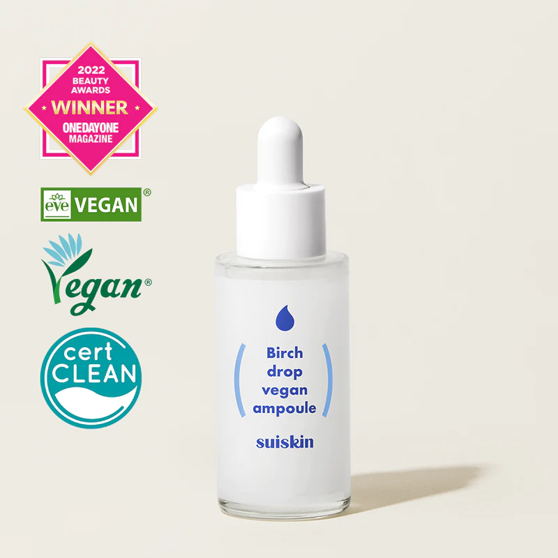 Suiskin Birch Drop Vegan Ampoule 35ml – Soothing Birch Sap Nourishment