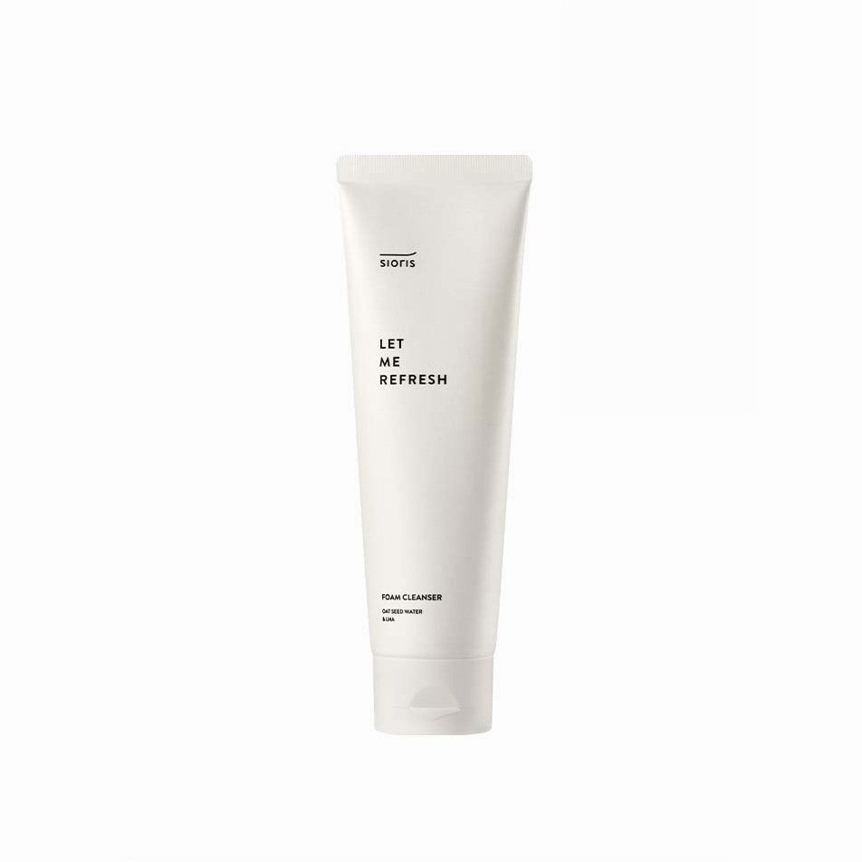 Sioris Let Me Refresh Foam Cleanser 120ml – Gentle Exfoliation & Hydration