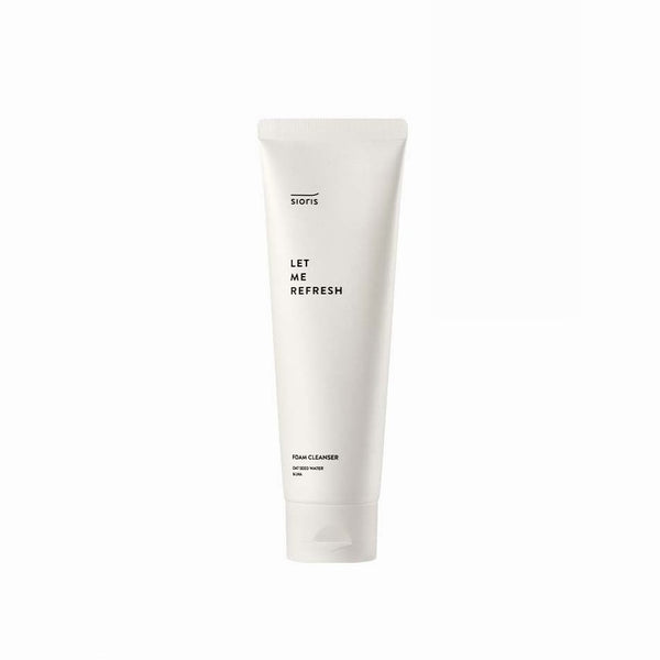 Sioris Let Me Refresh Foam Cleanser 120ml – Gentle Exfoliation & Hydration
