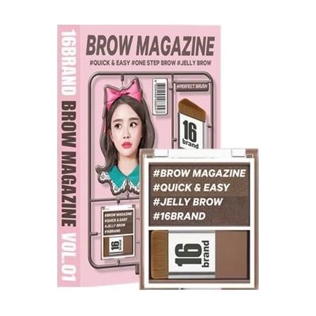 16BRAND 16 Brow Magazine Eyebrow (3colors) - Glam Global UK