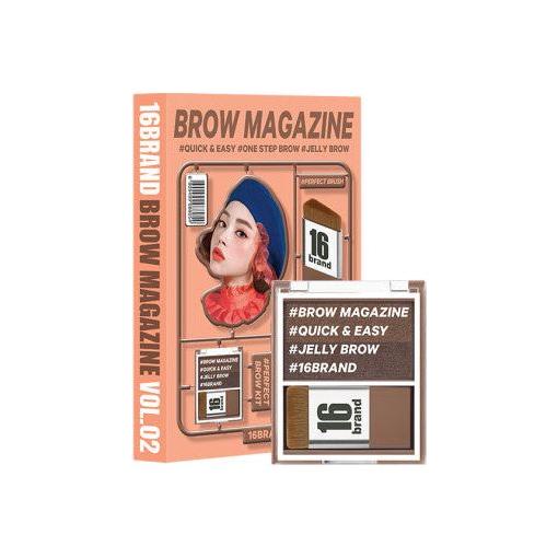 16BRAND 16 Brow Magazine Eyebrow (3colors) - Glam Global UK