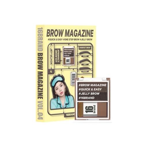 16BRAND 16 Brow Magazine Eyebrow (3colors) - Glam Global UK