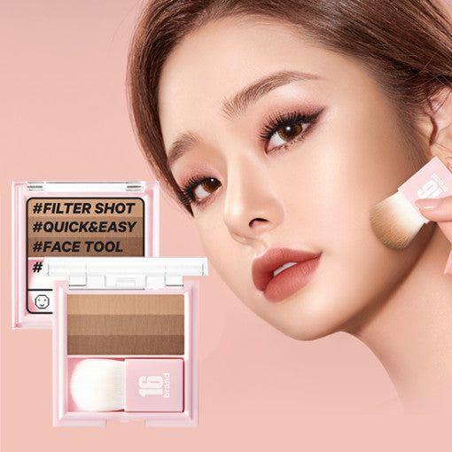 16BRAND Filter Shot Shading Highlighter (2colors) - Glam Global UK16BRAND