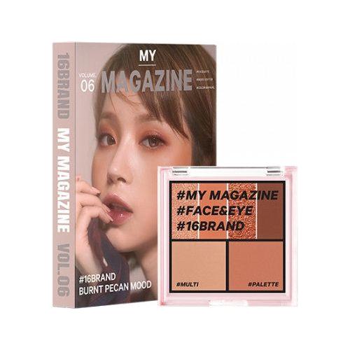 16BRAND My Magazine Shadow Palette 7.5g (10colors) - Glam Global UK