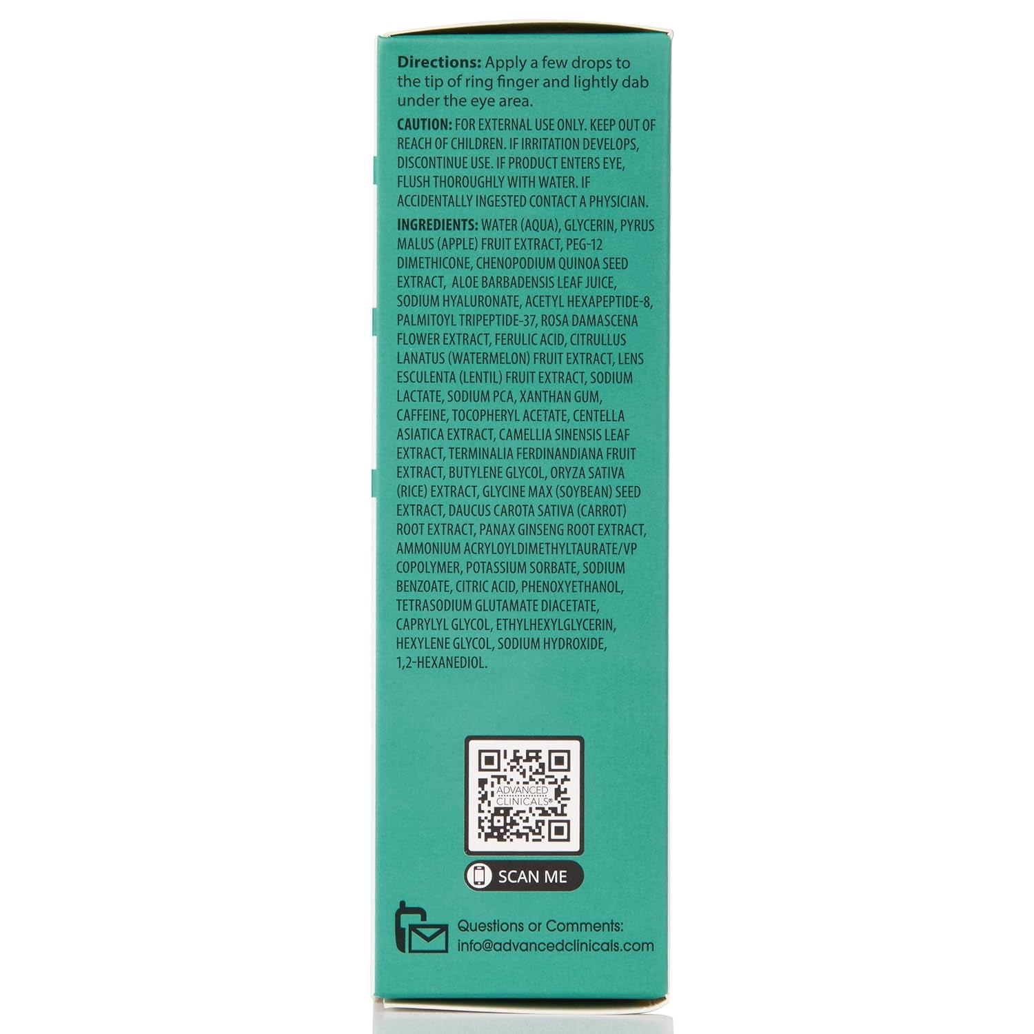 Puffy Eye under Eye Serum | Visible anti Aging Brightening Vitamin C + Caffeine Serum Helps Improve Look of Puffiness, Fine Lines, Dark Circles, & Uneven Skin Tone, 1.75 Fl Oz