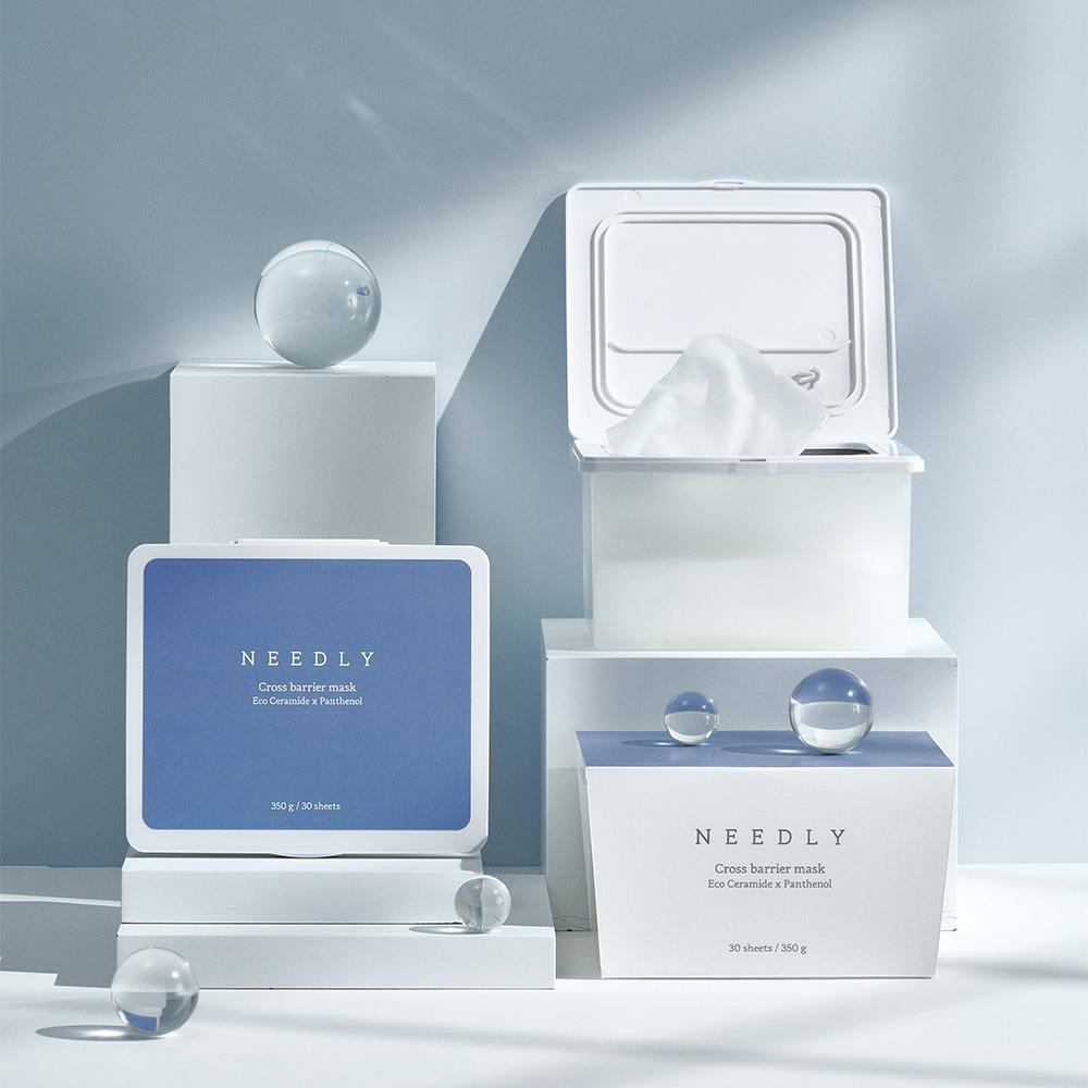 Needly Crossbarrier Mask 30 Sheets - Deep Hydration & Barrier Repair