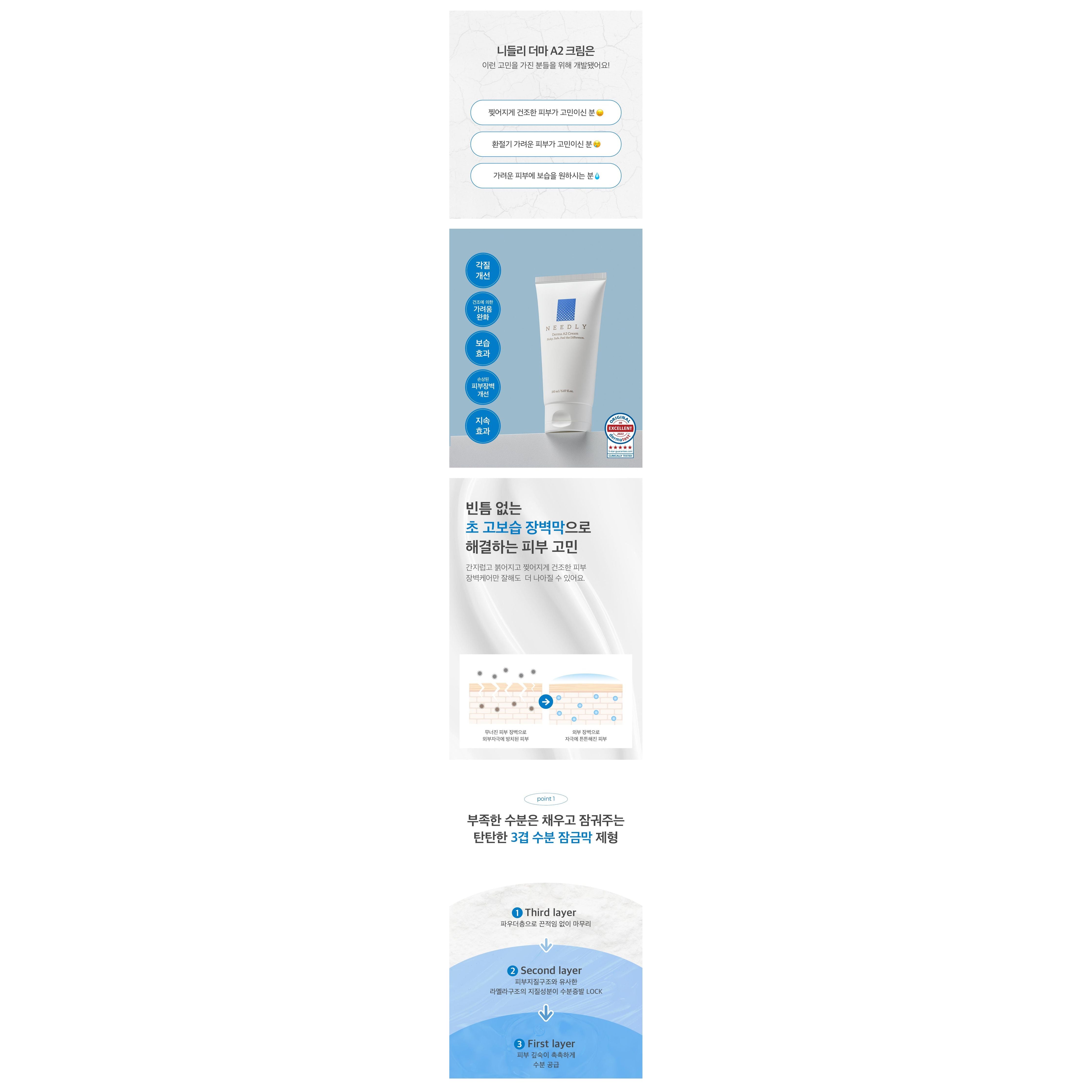 Needly Derma A2 Cream 150 ml - Barrier Repair & Hydration