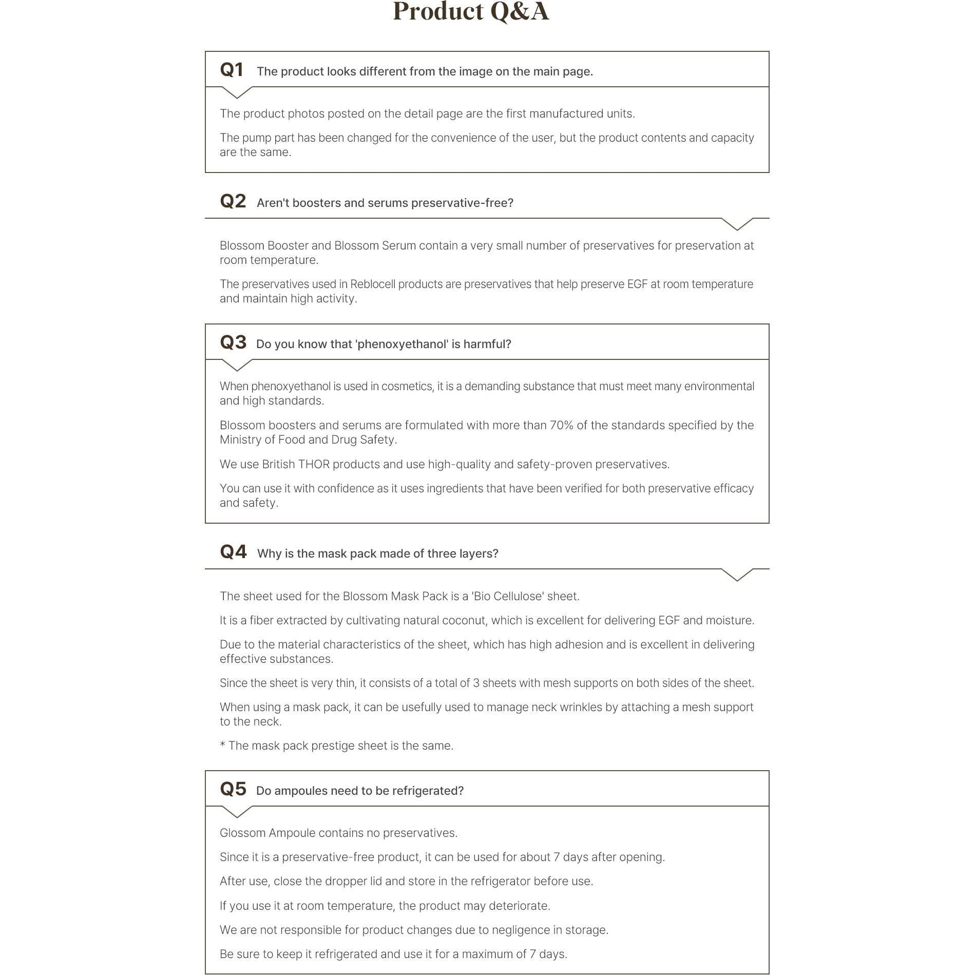Reblocell Flossom Regenerating Facial Mask 1 Sheet-Regeneration
