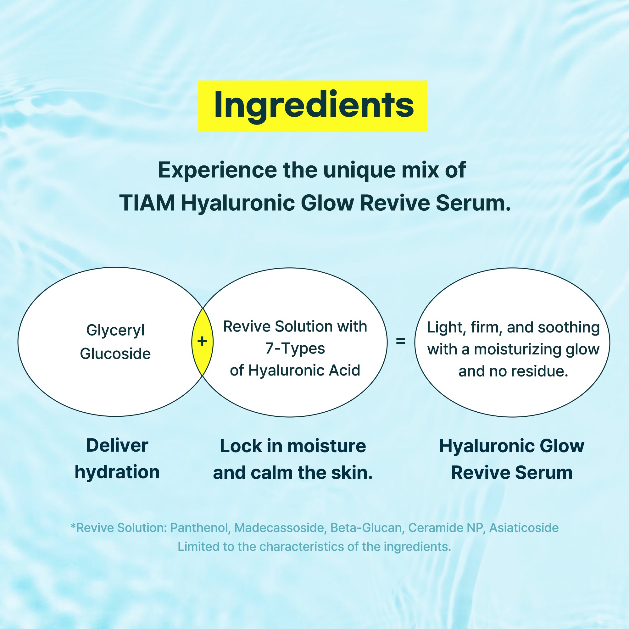 Tiam Hyaluronic Glow Revive Serum 40ml - Hydration And Glow