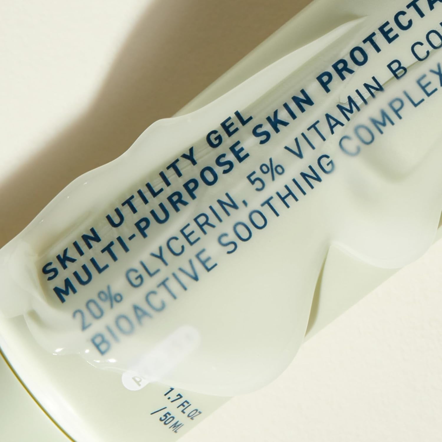 Skin Utility Gel, Moisturizing Protectant. Lightweight Multi-Purpose Face and Body Cream for Dry Skin, Hand Cream for Cracked Hands. Soothing Barrier Support with 20% Glycerin