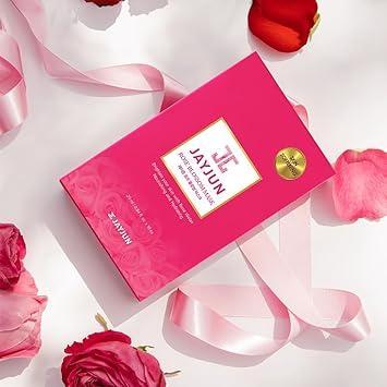 JayJun Rose Blossom Mask 10 Count– Soothes Hydrates Calms Replenishes Radiance