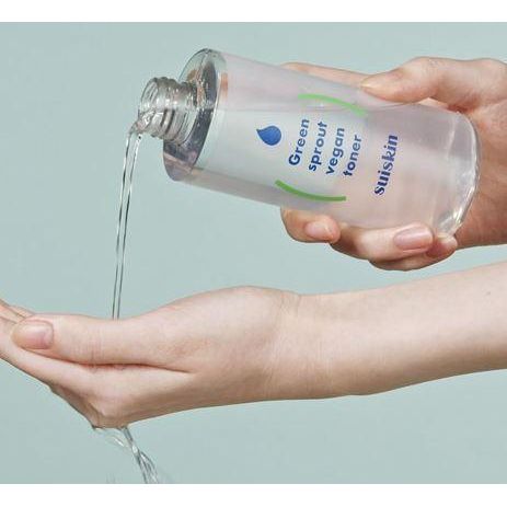 Suiskin Green Sprout Vegan Toner 200 ml - Hydration Calming Skin