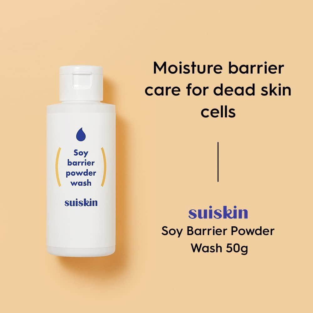 Suiskin Soy Barrier Powder Wash 50g - Gentle Exfoliation & Hydration