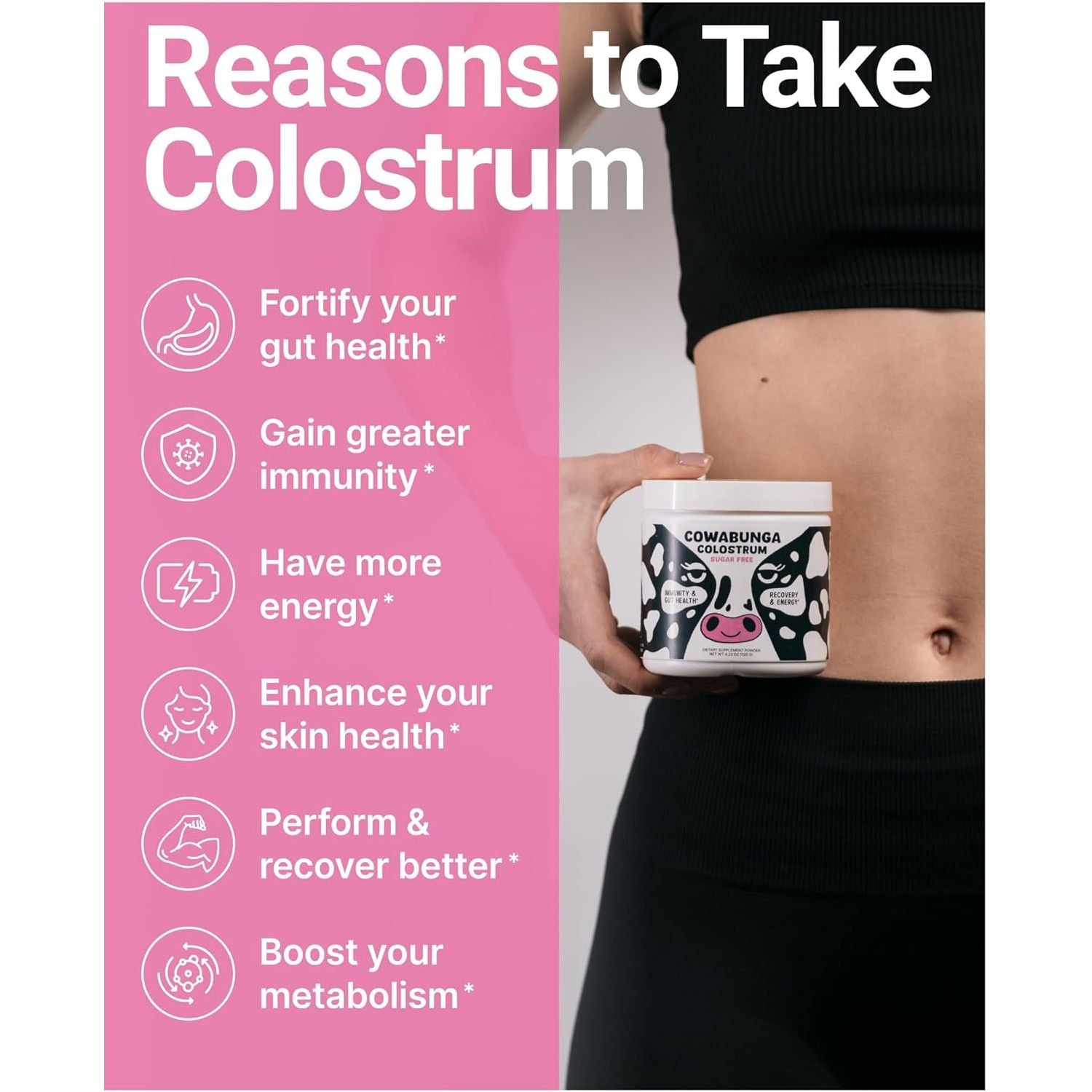 SonoHealth Cowabunga Colostrum – 60g | 6-Hour First-Milking Colostrum for Immunity, Gut Health & Vitality