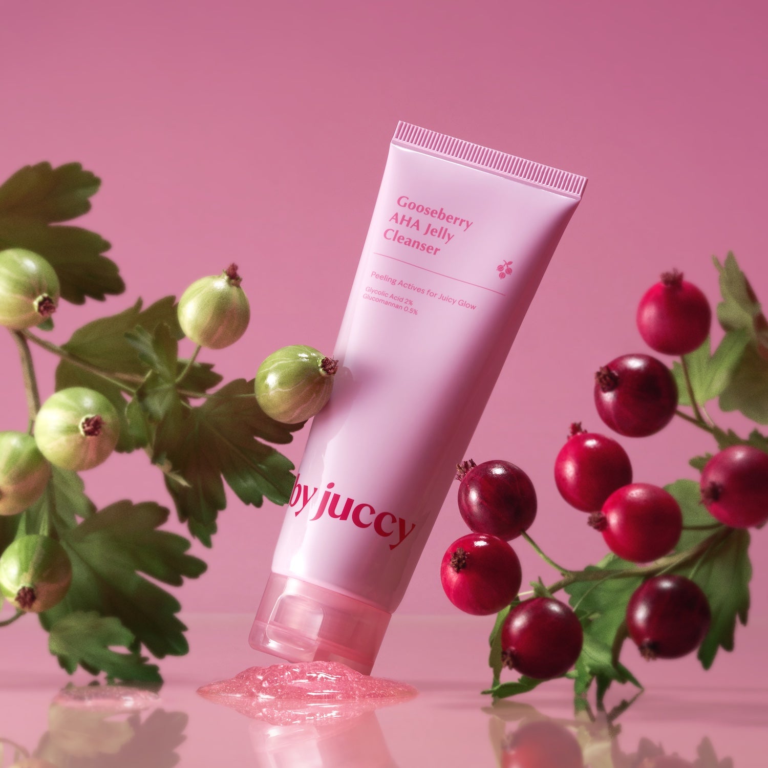 BY JUCCY Gooseberry AHA Jelly Cleanser 120 ml – Radiant Glow