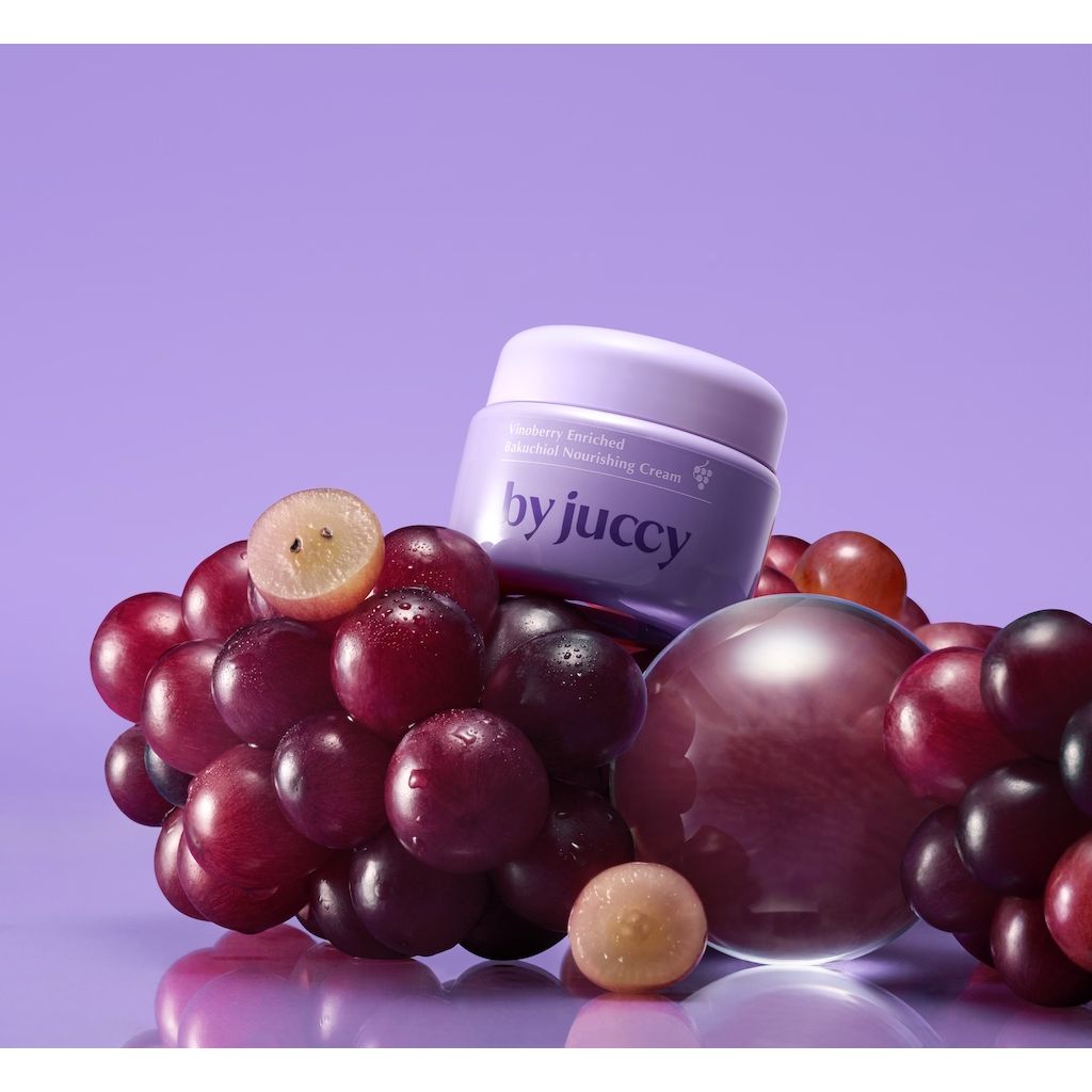 BY JUCCY Vinoberry Bakuchiol Nourishing Cream 55ml – Long-Lasting Hydration Firming