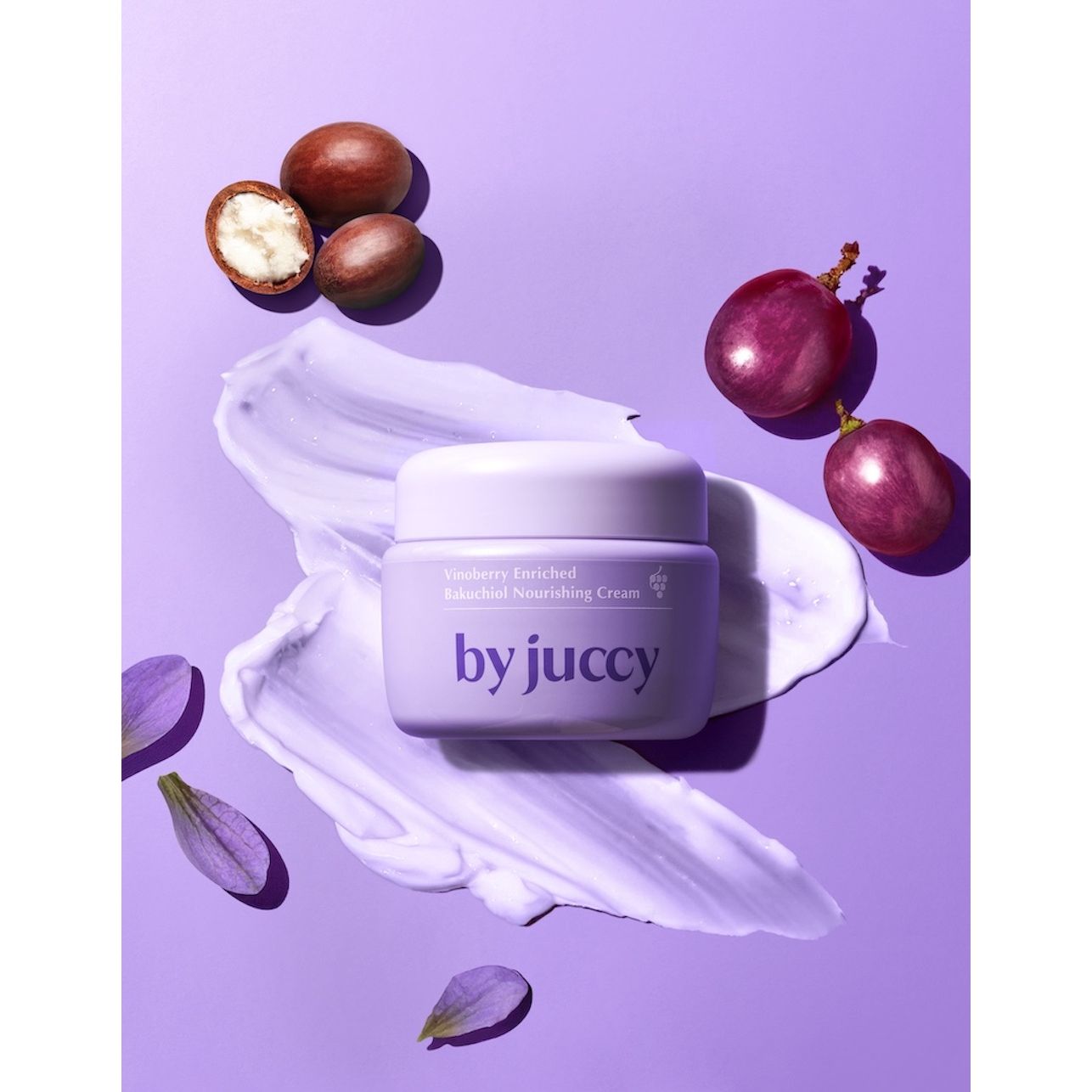 BY JUCCY Vinoberry Bakuchiol Nourishing Cream 55ml – Long-Lasting Hydration Firming