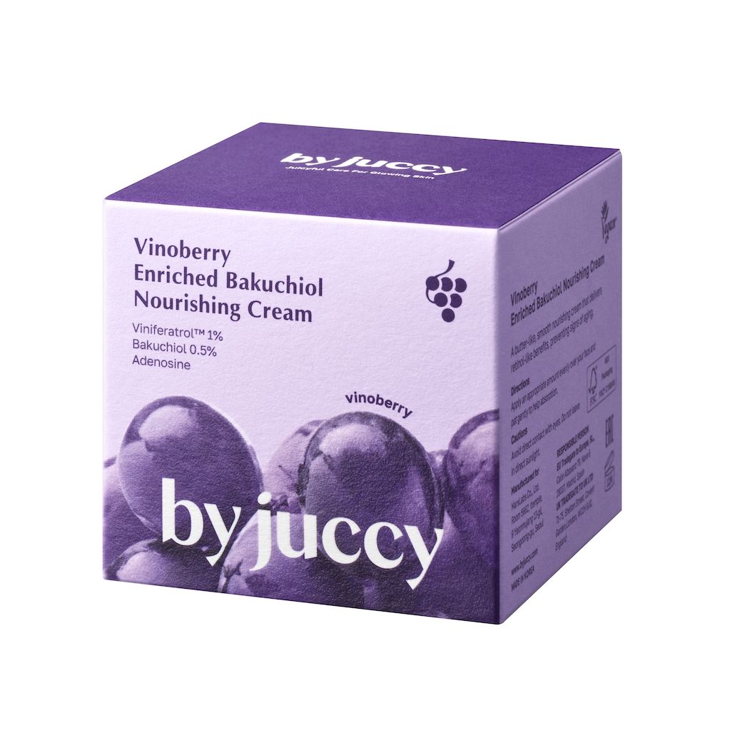 BY JUCCY Vinoberry Bakuchiol Nourishing Cream 55ml – Long-Lasting Hydration Firming