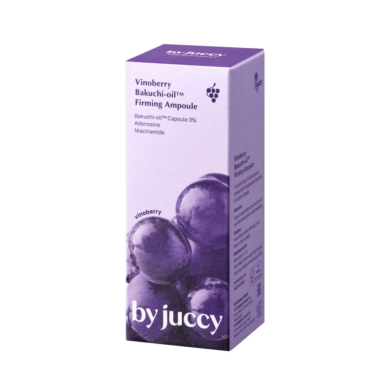 BY JUCCY Vinoberry Bakuchi Oil Firming Ampoule 30ml - Firming Hydration