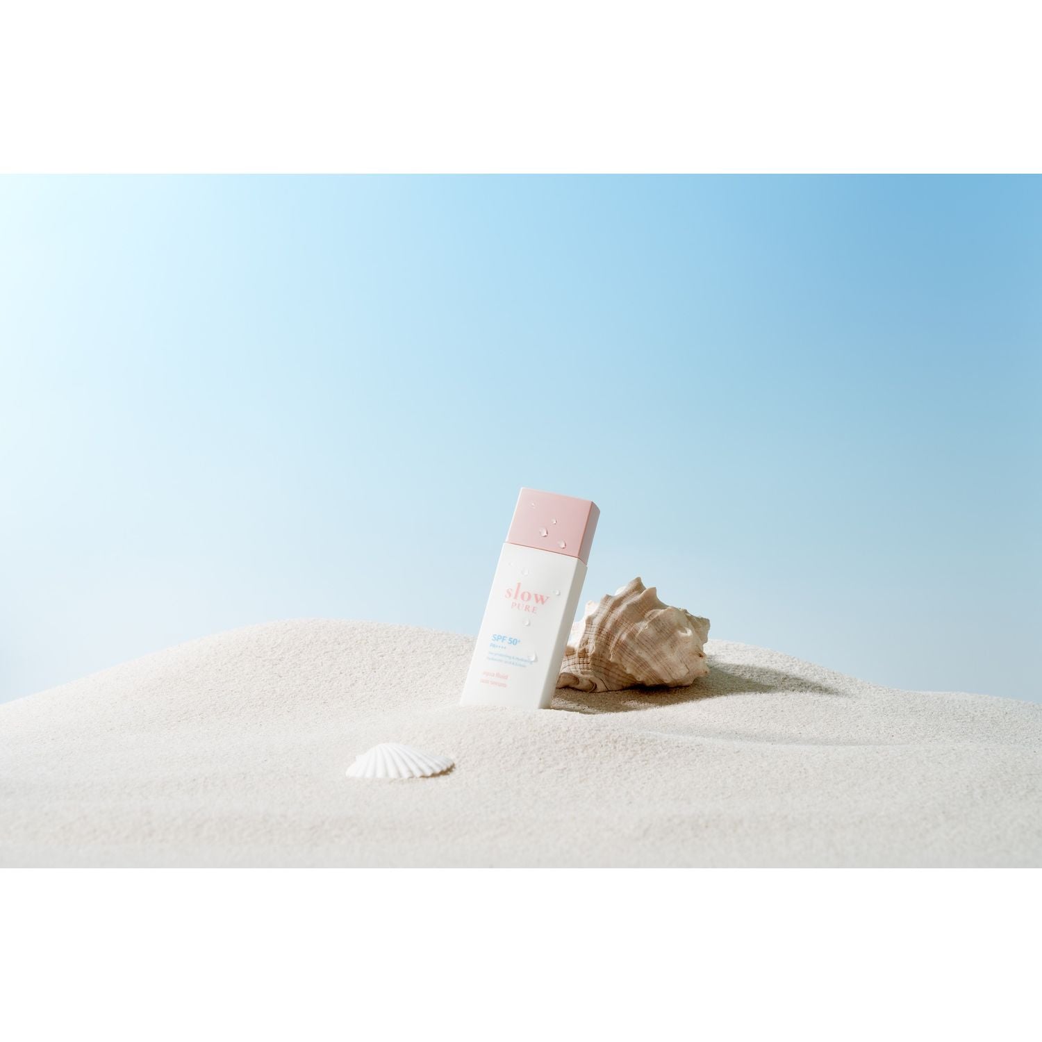 Slowpure Aqua Fluid Sun Serum 50ml – Hydration & UV Defense