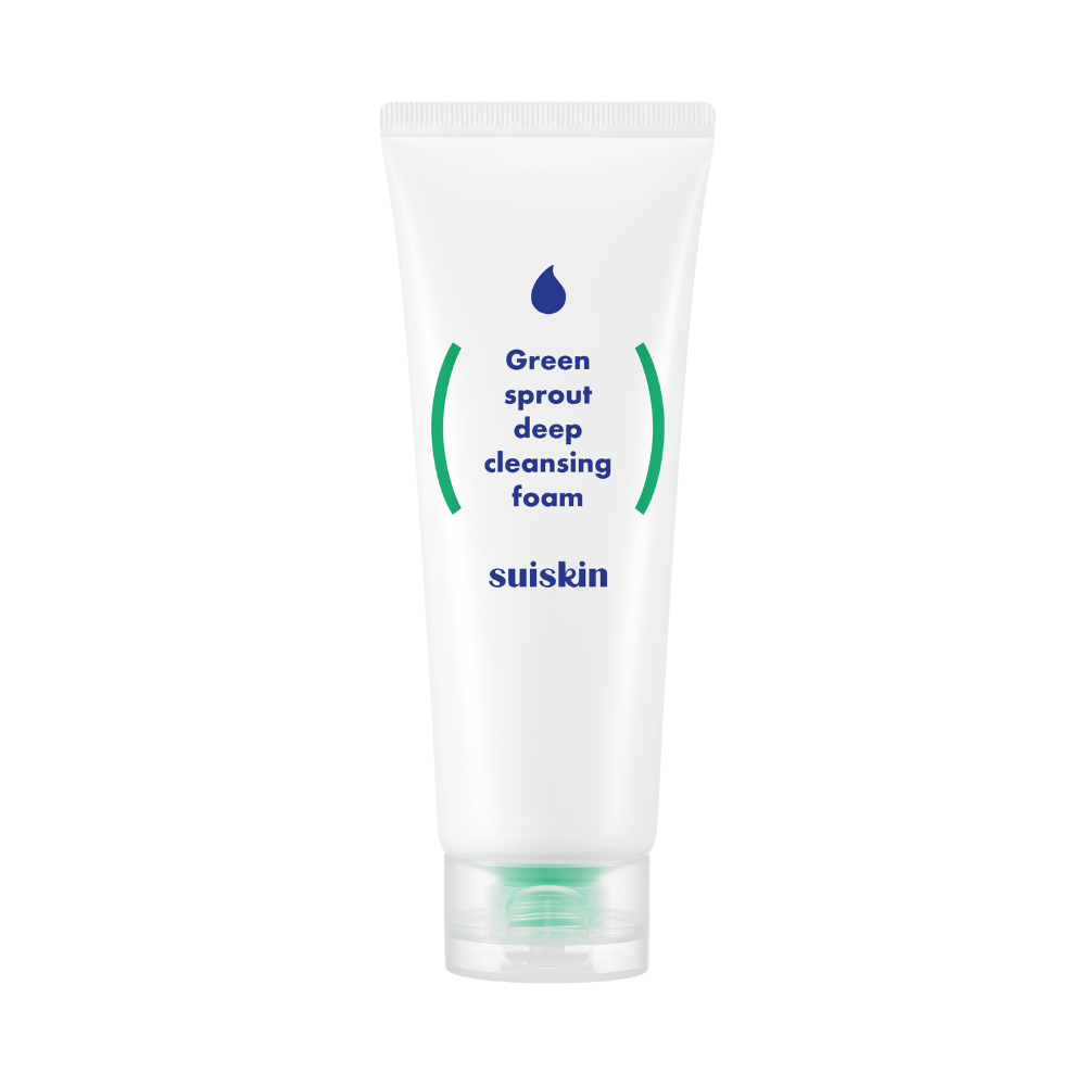 Suiskin Green Sprout Deep Cleansing Foam 150ml – Oil Control & Clear Pores