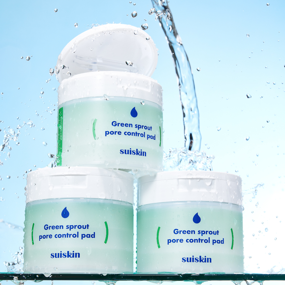 Suiskin Green Sprout Pore Control Pad 70 Count – Oil Control and Pore Refinement