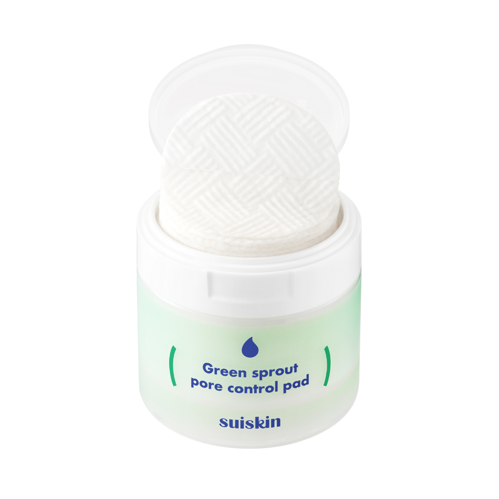 Suiskin Green Sprout Pore Control Pad 70 Count – Oil Control and Pore Refinement