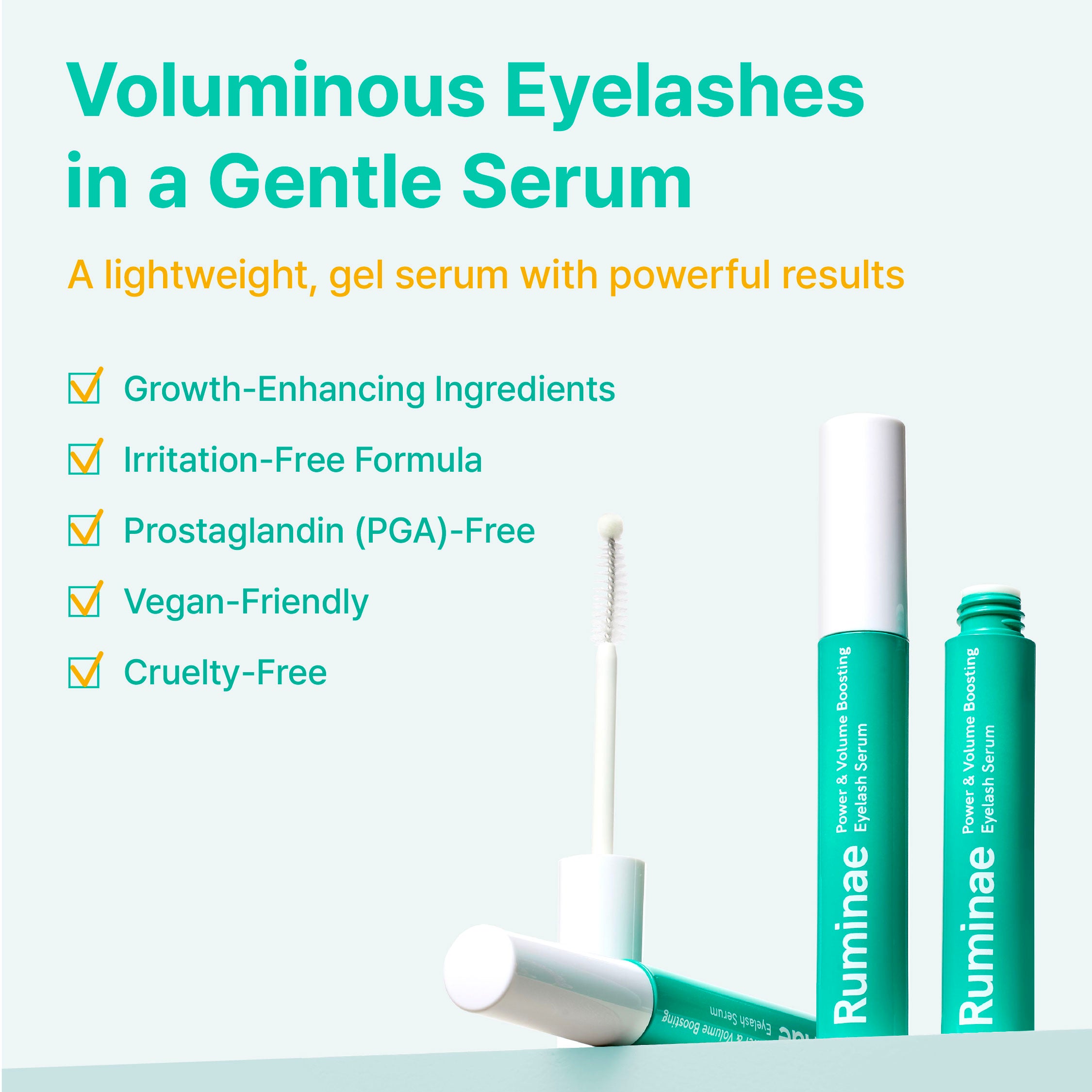 Ruminae Power And Volume Boosting Eyelash Serum 10ml - Growth
