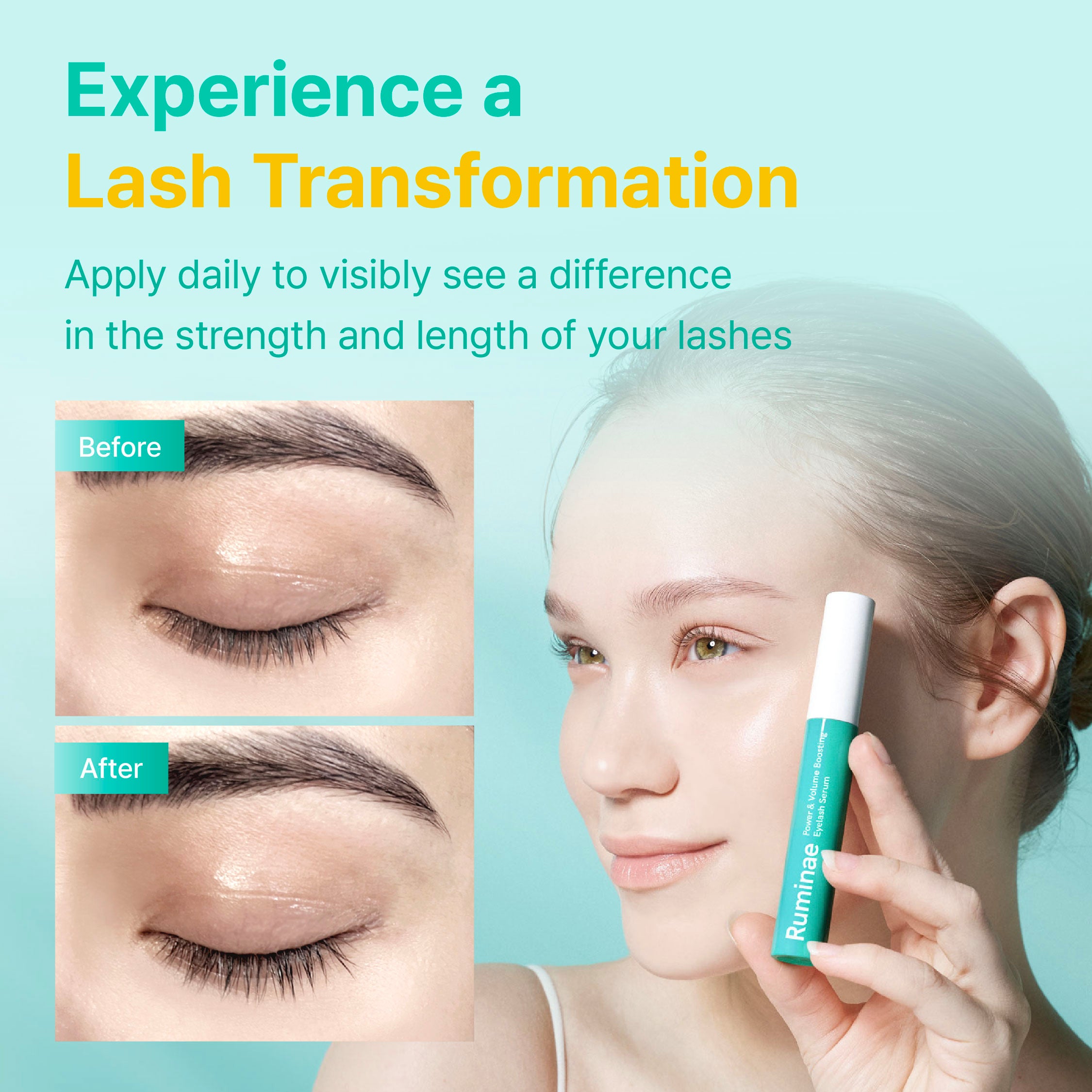 Ruminae Power And Volume Boosting Eyelash Serum 10ml - Growth