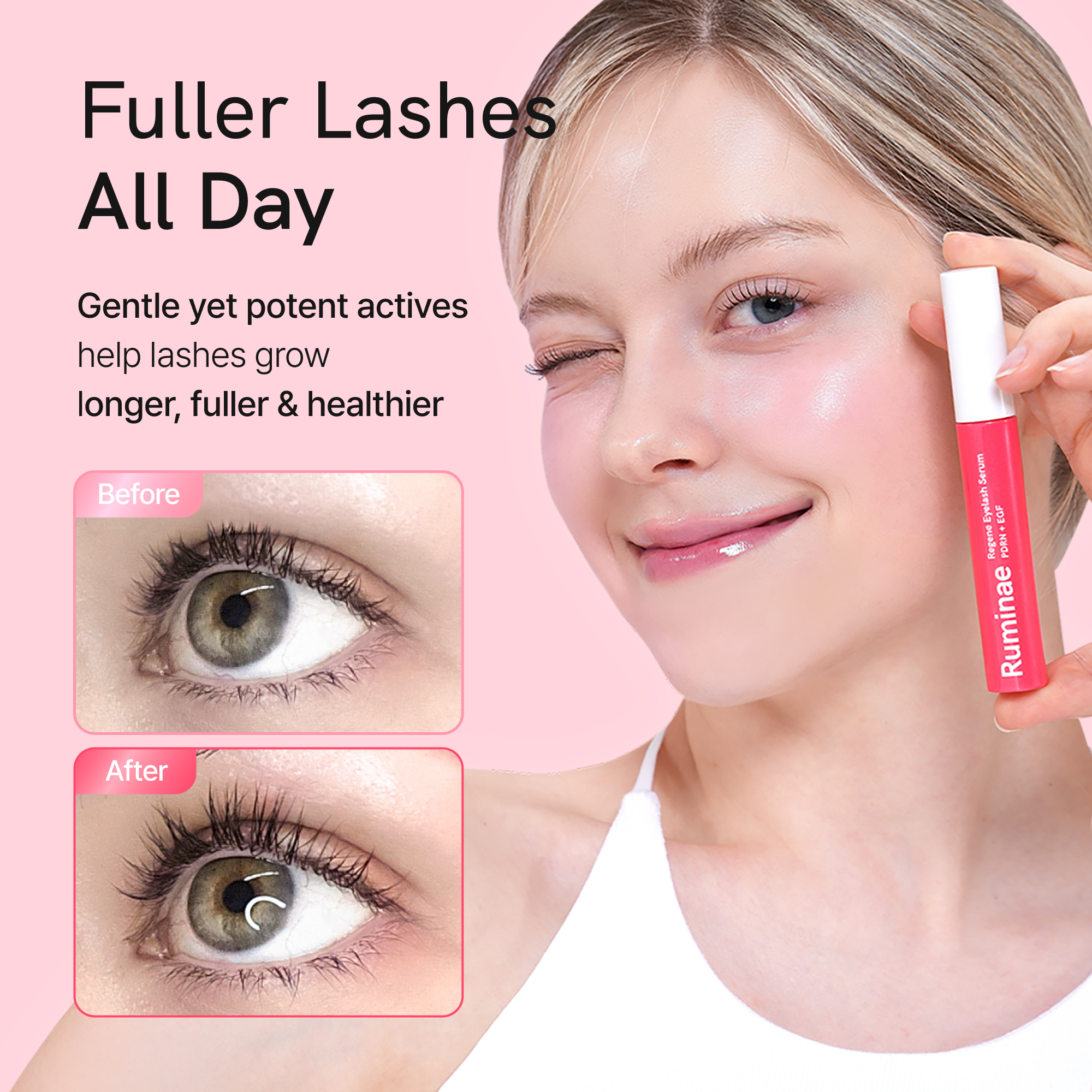 Ruminae Regene Eyelash Serum 10ml – Premium Lash Growth & Recovery