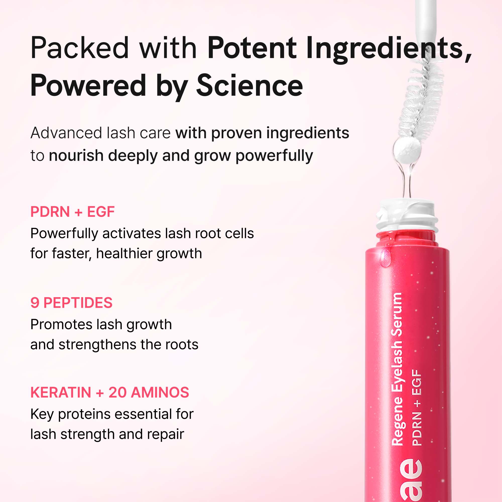 Ruminae Regene Eyelash Serum 10ml – Premium Lash Growth & Recovery