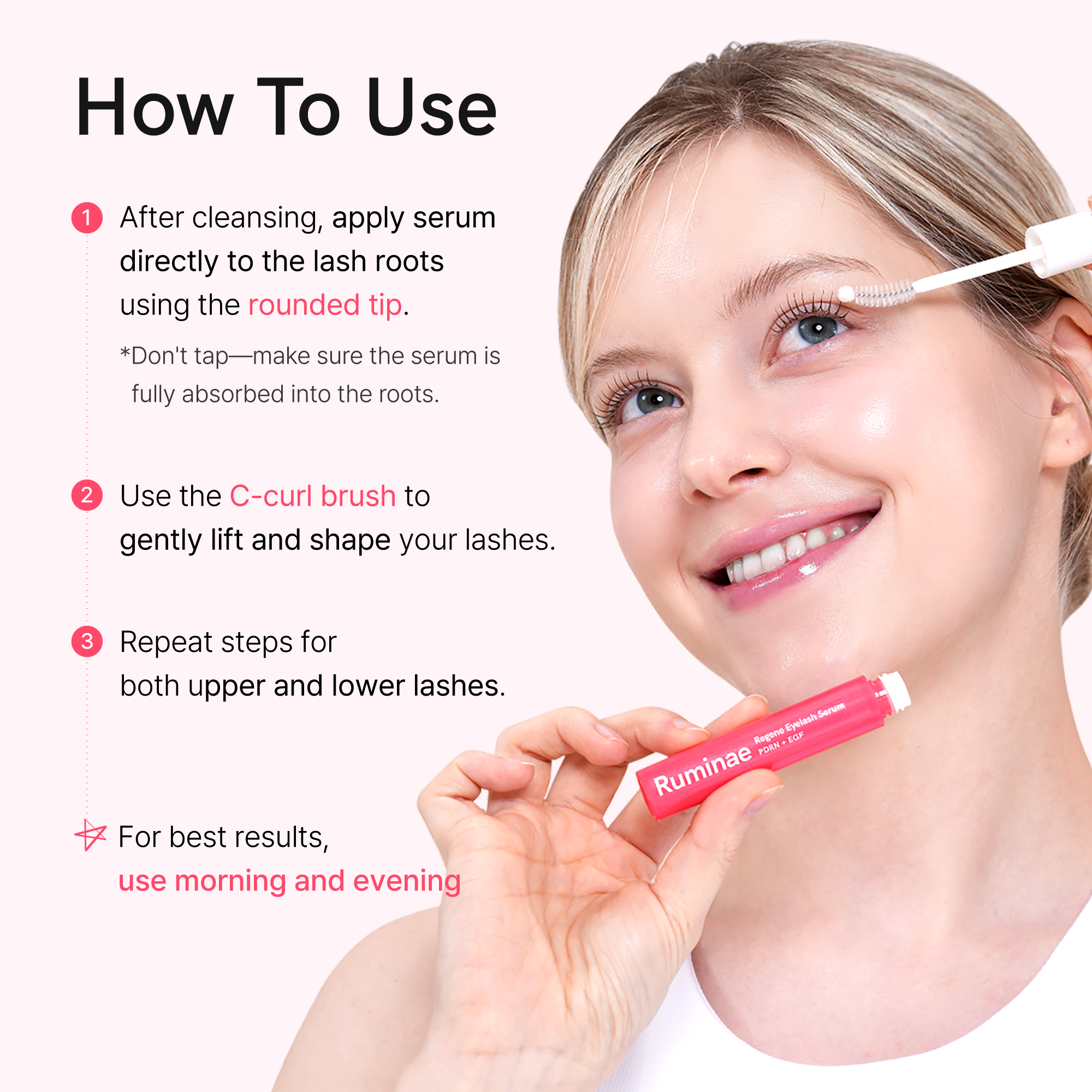 Ruminae Regene Eyelash Serum 10ml – Premium Lash Growth & Recovery