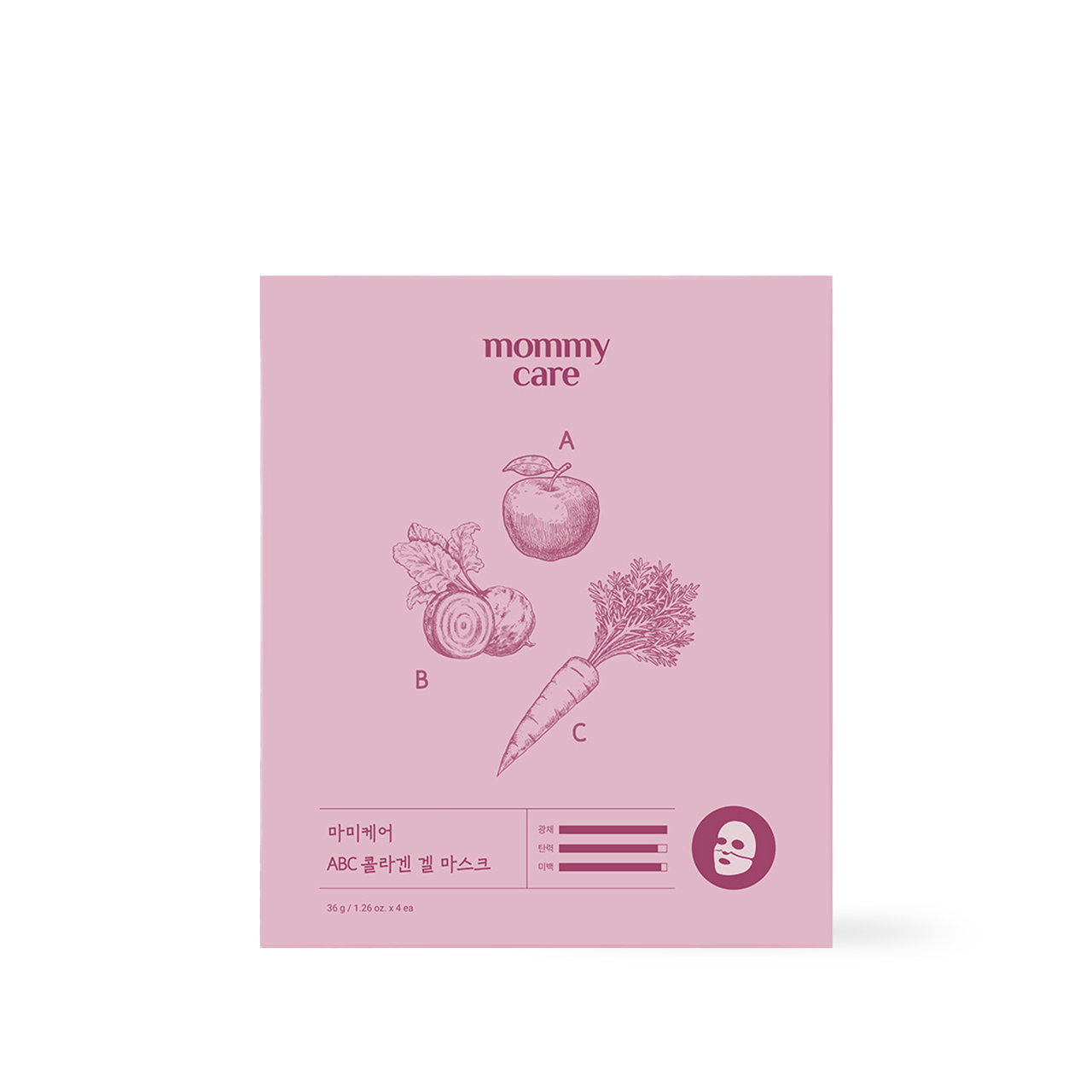 Mommycare ABC Collagen Gel Mask 36 g 4 Count – Detox Radiance